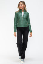Snobbish Faux Leather Women Jacket Zip Hooded Pocketed Green Basic c3aade89-2e9a-4f4c-aec4-4ae0651428c7-Max_c85866d1-f4f2-400d-a9b4-8c37c0ab5055 Trendsi
