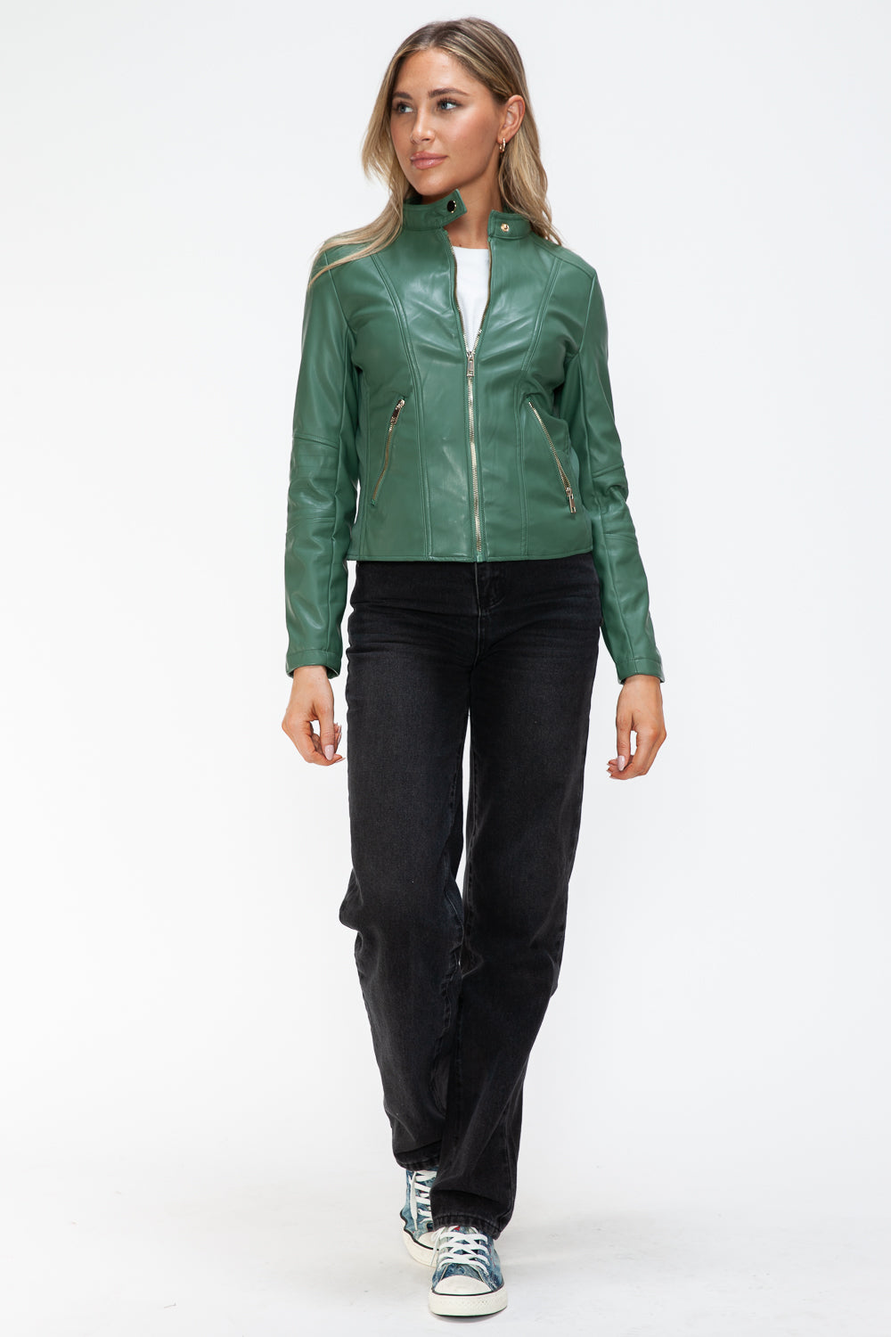 Snobbish Faux Leather Women Jacket Zip Hooded Pocketed Green Basic c3aade89-2e9a-4f4c-aec4-4ae0651428c7-Max_c85866d1-f4f2-400d-a9b4-8c37c0ab5055 Trendsi