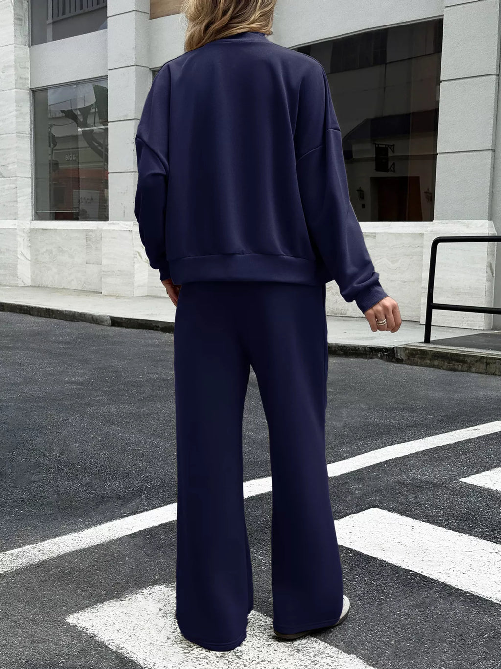 Womens Outfit Set Zip Up Drop Shoulder Top and Pants 2 Pcs c3ce8a03ab5f4ffa8bcfa6527657c9f9-Max-Origin Trendsi