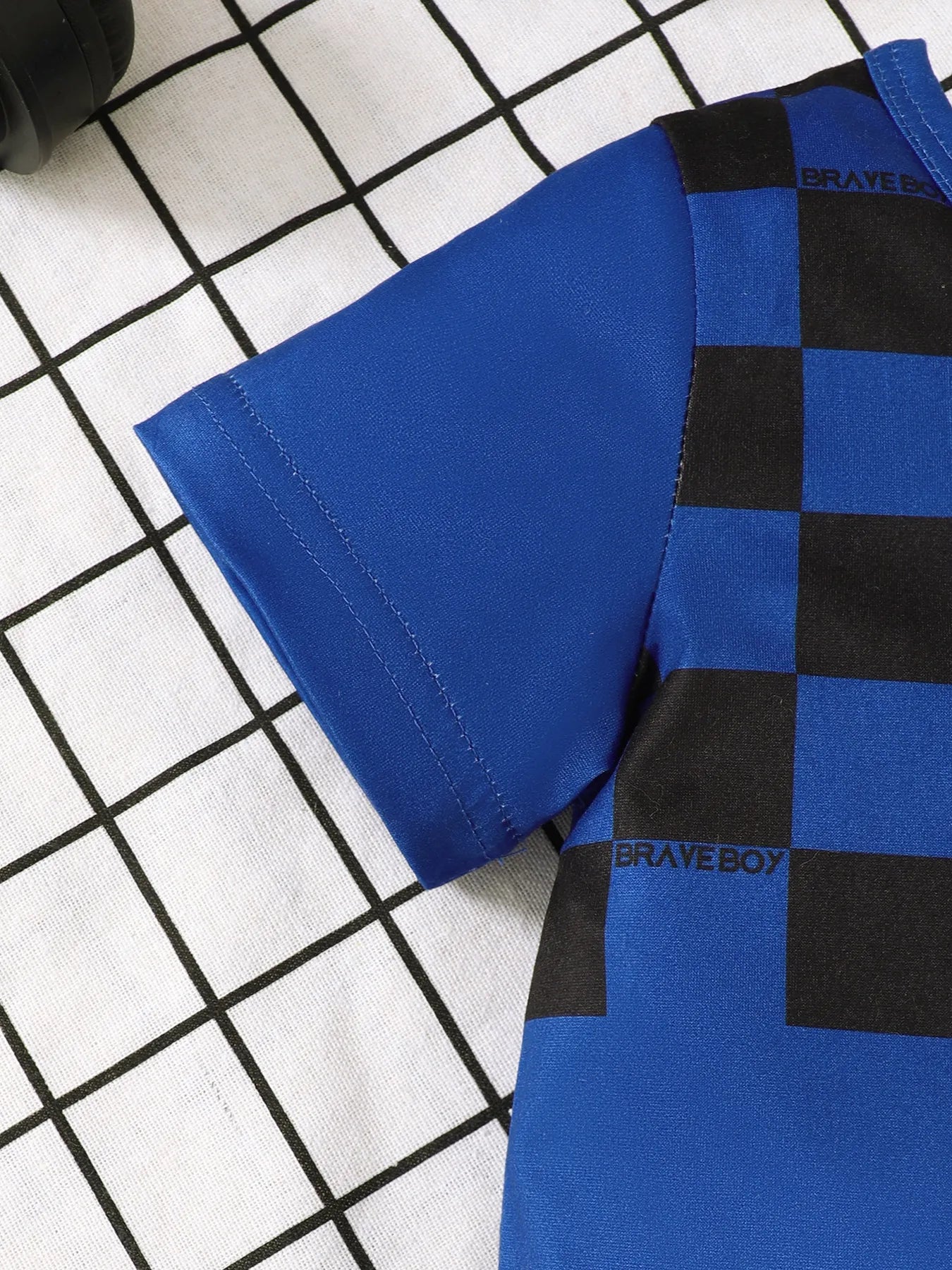 Baby Boy Set Children's Letter Round Neck Top and Denim Shorts Set c45df70a-9fd2-4b4b-bf6c-540083764ba6-Max-Origin Trendsi