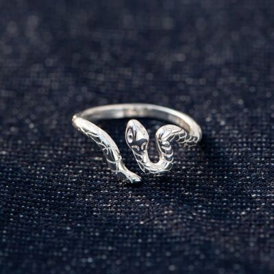 Silver Snake Ring 925 Sterling 7 US Size Women's Jewelry c4c2bd7a-4c9e-4e56-b3ef-5b7262fd142e-Min Trendsi