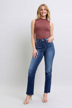 Judy Blue Women Jeans Full Size Dark Washed Straight Leg Pants with Pockets c54d2731-e8cc-43c7-b338-4419f28ddad6-Max Trendsi