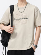 Men's Casual T-Shirt Round Neck Oversized Short Sleeve Top Plus Sizes c5631b9284264b388b1b0c6a5012ffb2-Max-Origin Trendsi