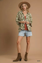 Umgee Womens Shirt Sage Green Abstract Print Button-Up Oversized Top c57710ff-1ceb-4abd-8e05-e2e477683dc5-Max-Origin Trendsi
