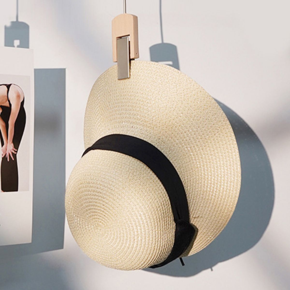 Wide Brim Straw Sun Hat