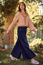 SO ME Soft Chenille Yarn Textured Button Sweater Cardigan c63939c85af64a7a804dedf2bfe745ab-Max-Origin Trendsi