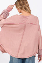 SAGE + FIG Top USA Stock Peace Sign Mineral Wash Terry Oversized c64d4839-17fa-496c-935e-c738418199c4-Max Trendsi