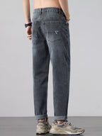 Men's Jeans Straight Leg Blue Gary Wash Denim Pants c672d861-1910-43ec-965d-d3fe6bb0b2ca-Max-Origin Trendsi