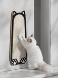 Cat-Shaped Sisal Scratching Post for Cats, Single-Piece Design, Imported