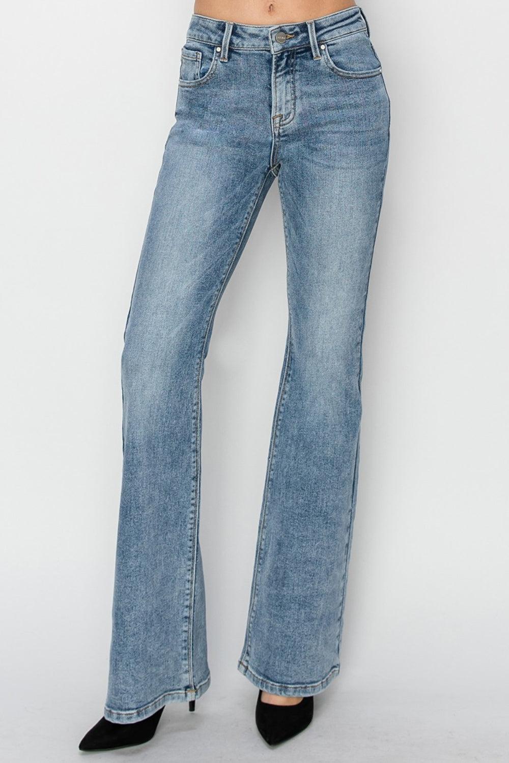 Jeans RISEN Mid Rise Bootcut Denim Pants c71f81e3-2fa4-44ca-ad14-5ec19bdb4ba7-Max Trendsi