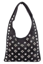 Fame Studded Rivets Hobo Shoulder Bag