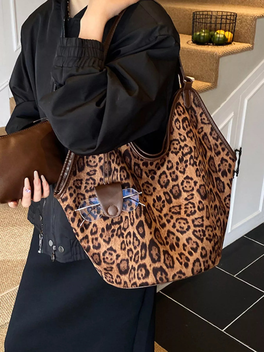 Womens Tote Bag Leopard Print Large Pu Leather Handbag c8455f49-9807-421e-8076-1e81d1e03f98-Max-Origin Trendsi