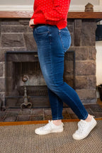 Judy Blue Skinny Jeans Dark Blue Washed Thermal Denim Pants Plus Sizes c9069364-5d2b-4d41-afd0-fca824e8e98a-Max-Origin Trendsi