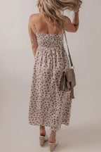 Sundress Floral Multicolour Bohemian Ditsy Smocked Fit Flare c9a9bf96-ebdb-46b1-92ac-d813de66f789-Max-Origin Trendsi