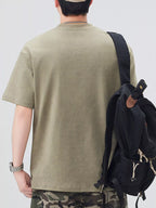 Men's T-Shirt Cotton Letter Round Neck Short Sleeve Top M-4XL c9d57267-3438-404f-a0dc-1ab1353ed43e-Max-Origin Trendsi