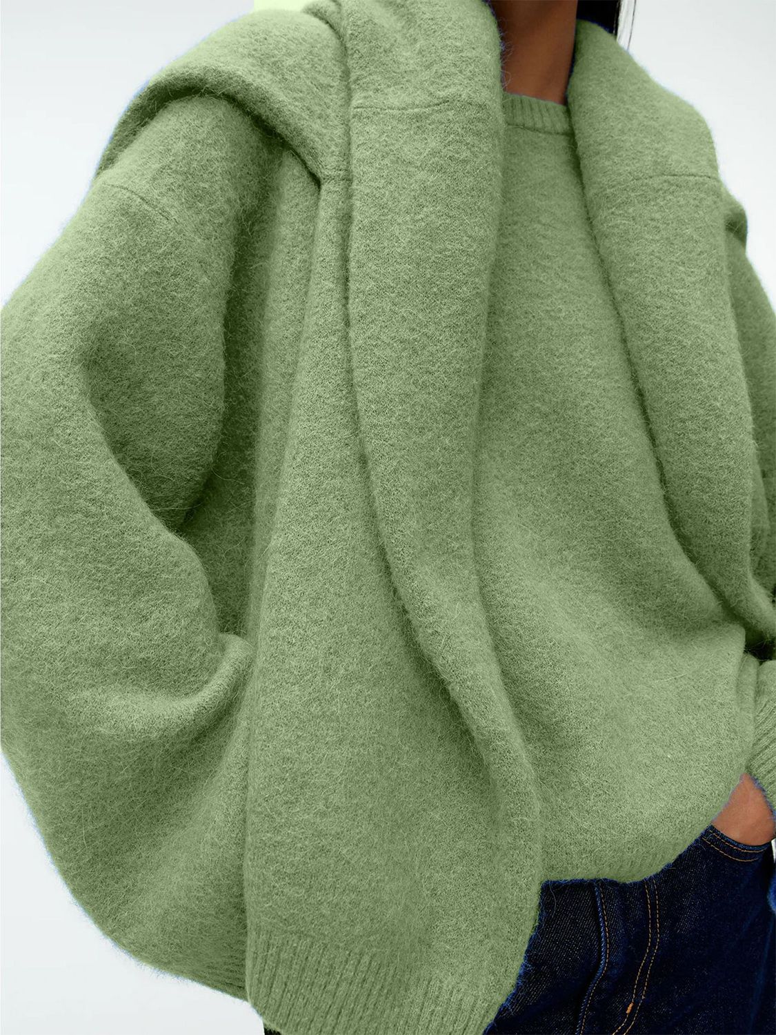 Women Sweater Round Neck Drop Shoulder Long Sleeve Soft Solid Pullover ca7334e6-98e4-4441-b180-b6ef74316cad-Max Trendsi