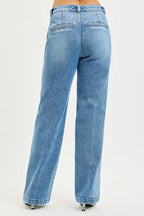 RISEN Womens Straight Jeans Slouchy Medium Wash Denim Pants ca76bb2a9341499093728ff6afeae5ce-Max-Origin Trendsi