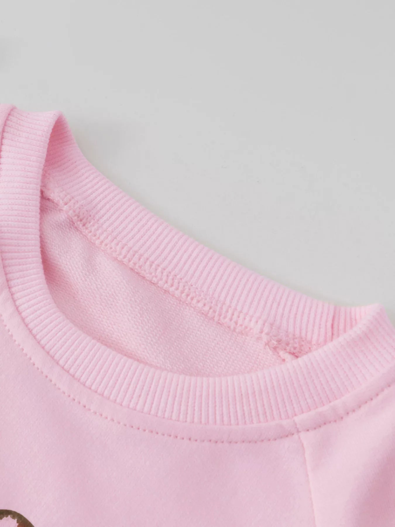 Girls Sweatshirt Pink Fleece Animal Crew Neck for Children cb12d5e423e14d70974fbc1eaafc9268-Max-Origin Trendsi