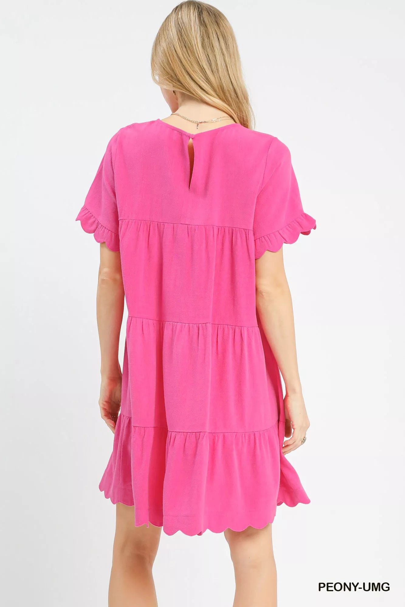 Umgee Linen Tiered Babydoll Dress with Ruffle Sleeves cb8acc26-77eb-43b4-ba67-2d2ea7d4e558-Max-Origin Trendsi