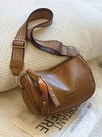 Retro Style Womens Small Shoulder Crossbody Bag with Wide Strap Zipper cb92f3135c694d6389d75a85215888a2-Max-Origin Trendsi
