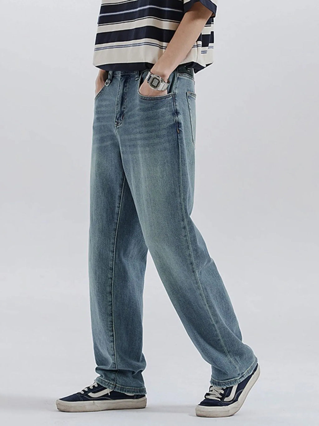 Men's Jeans Relaxed Fit Straight Leg Vintage Washed Sea Sky Blue Denim cbc2d775-cd37-43bd-9dd6-d7faba388828-Max-Origin Trendsi