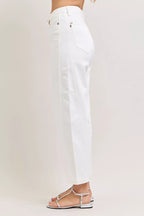 Judy Blue White Barrel Jeans High-Waisted Rigid Magic Panel Denim Pants cc463185-aeff-4805-bbb6-ba7857ef6325-Max-Origin Trendsi