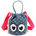 Nicole Lee USA Women's Bucket Bag Drawstring Bow Heart Pattern Handbag BL One Size cc94e4e247964140bbbf777e0dbcdd81-Max-Origin Trendsi