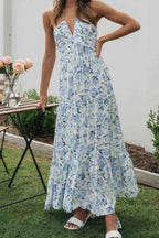 Floral Maxi Dress Halter Cut Out Neck Tiered Backless cca6aecf-eebd-4cb3-aae5-9b18d0d89bef-Max-Origin Trendsi