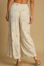 Umgee Linen Blend Pants Bow Embroidered Plus Size Lace Drawstring Wide Leg cce45b54-7afc-4893-94cd-3cdee8a7a298-Min Trendsi