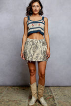 POL Crochet Cami Navy Multi Floral Embroidered Cropped Top with Scalloped Hem cceeb3c4-21c0-4f5a-9674-01e9e4b6c97c-Max-Origin Trendsi