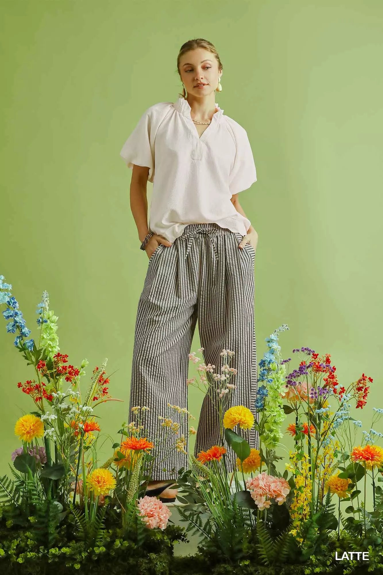 Umgee Wide-Leg Pants Cotton Latte Striped Drawstring Waist Pocketed cd4e38b4-83e6-4612-80fa-64d05f8fefa4-Max-Origin Trendsi