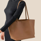 Fame Accessories Womens Tote Bag Soft Faux Leather Solid Color Handbag cd9c36222e4640a4bad99bfa41e14466-Max-Origin Trendsi
