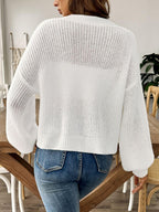 Cardigan Knit V-Neck Button Up Long Sleeve Oversized Knitwear cdbcaa70-8a65-4675-9a12-e598bdf09446-Max Trendsi