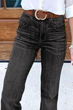 Women's Flare Jeans Black Blue Medium Washed Classic Denim with Pockets XS-4XL ce5ef89c-1211-43ea-bdaa-972b93c1392a-Min Trendsi