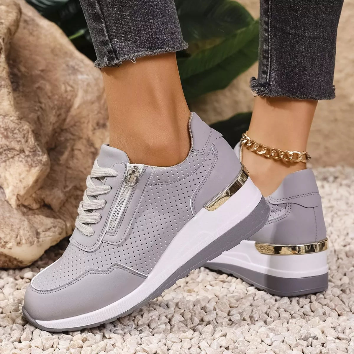 Women Sneakers Lace Up Wedge Mid Heels Pu Leather Shoes ce5f8a4c-404b-4b3e-a488-4a37677aad0a-Max-Origin Trendsi