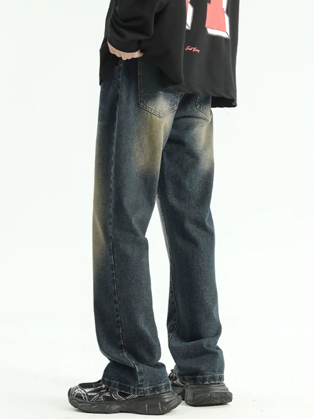 Men's Straight Leg Jeans Nostalgic Blue Washed Denim Pants Nostalgic Blue ce7d1c0e-1570-4e42-858e-c71bbd8cf86f-Max-Origin Trendsi