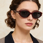 Lightweight Cat-Eye Sunglasses with UV400 Protection