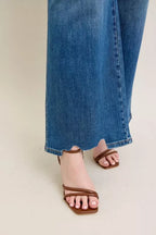 Judy Blue Jeans High Waist Tummy Control Chew Hem Destroy Wide Denims ceab0b51-3e93-4e26-b3d2-c400dfc6740d-Max-Origin Trendsi