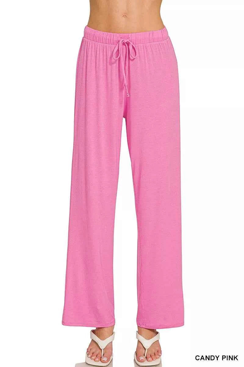 Zenana V-neck Oversized Top & Pants Set