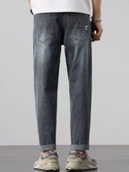 Men's Jeans Straight Leg Blue Gary Wash Denim Pants cf15d2ea-307a-4c29-894e-37f42336629e-Max-Origin Trendsi