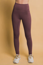 Love Tree Leggings High Waist Women Stretch MULBERRY with Side Pockets Pants cf19cf1c-6a07-4948-8663-9b76d499152e-Max Trendsi