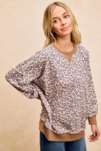 BiBi Leopard Printed French Terry Sweatshirt d018db3305b9475ba6e4cb45e51a2adf-Max-Origin Trendsi