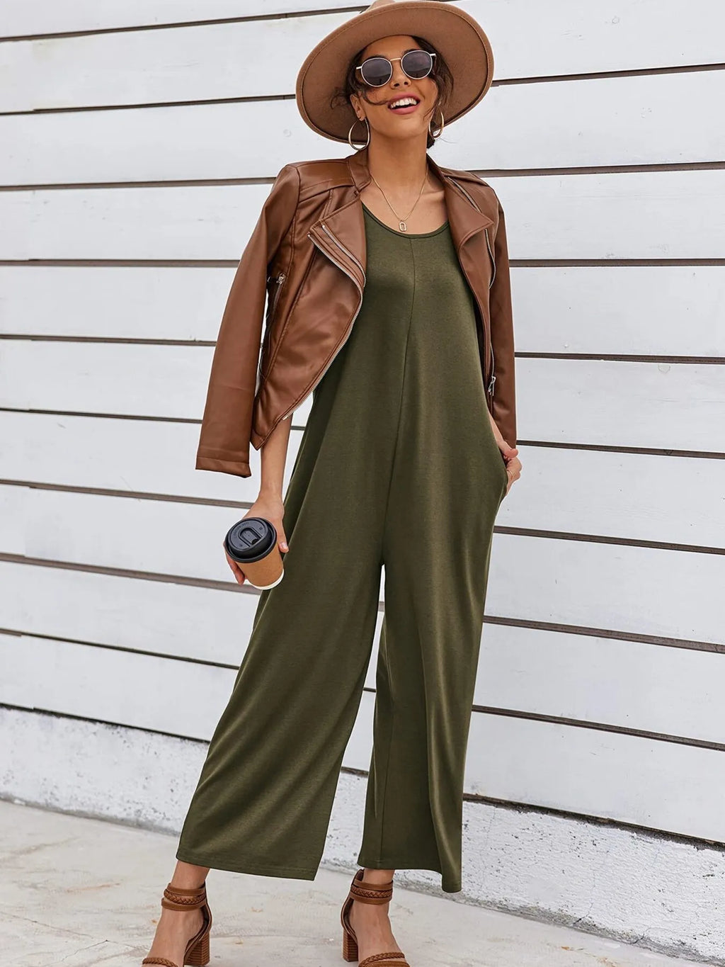 Women's Jumpsuit Sleeveless Wide Leg Casual Loose Overall One-piece d03591ed5a98448ea7c330938209eb23-Max-Origin Trendsi