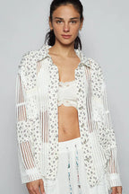POL Shirt White Floral Crochet Patchwork Long Sleeve Top d06d5b24-7316-464e-914f-cb475ece6dc9-Max-Origin Trendsi