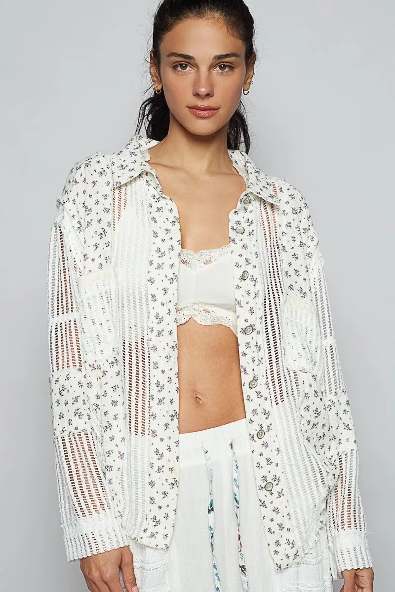 POL Shirt White Floral Crochet Patchwork Long Sleeve Top d06d5b24-7316-464e-914f-cb475ece6dc9-Max-Origin Trendsi