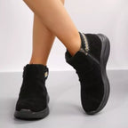 Women's Platform Boots Suede Stylish Round Toe for All Occasions Shoes d079f5fbc14446619ce701a4a8d050dc-Max-Origin Trendsi