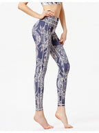 Active Leggings Tie-Dye Printed High Waist Colorful Highly stretchy d0a92fe9-81be-4350-8fe6-655f112d928e-Max Trendsi