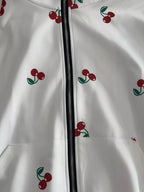 Womens Hoodie Cherry Print Oversized Zip-Up Pocketed d0b91b866a724c5698ec8e296f241ae7-Max-Origin Trendsi