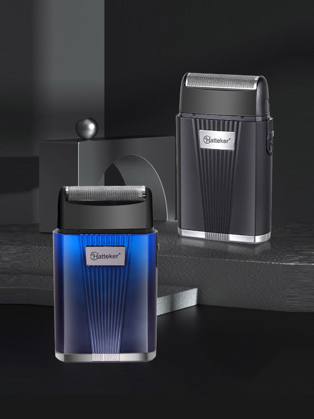Portable Electric Shaver with ABS Body, Single Piece, Rechargeable