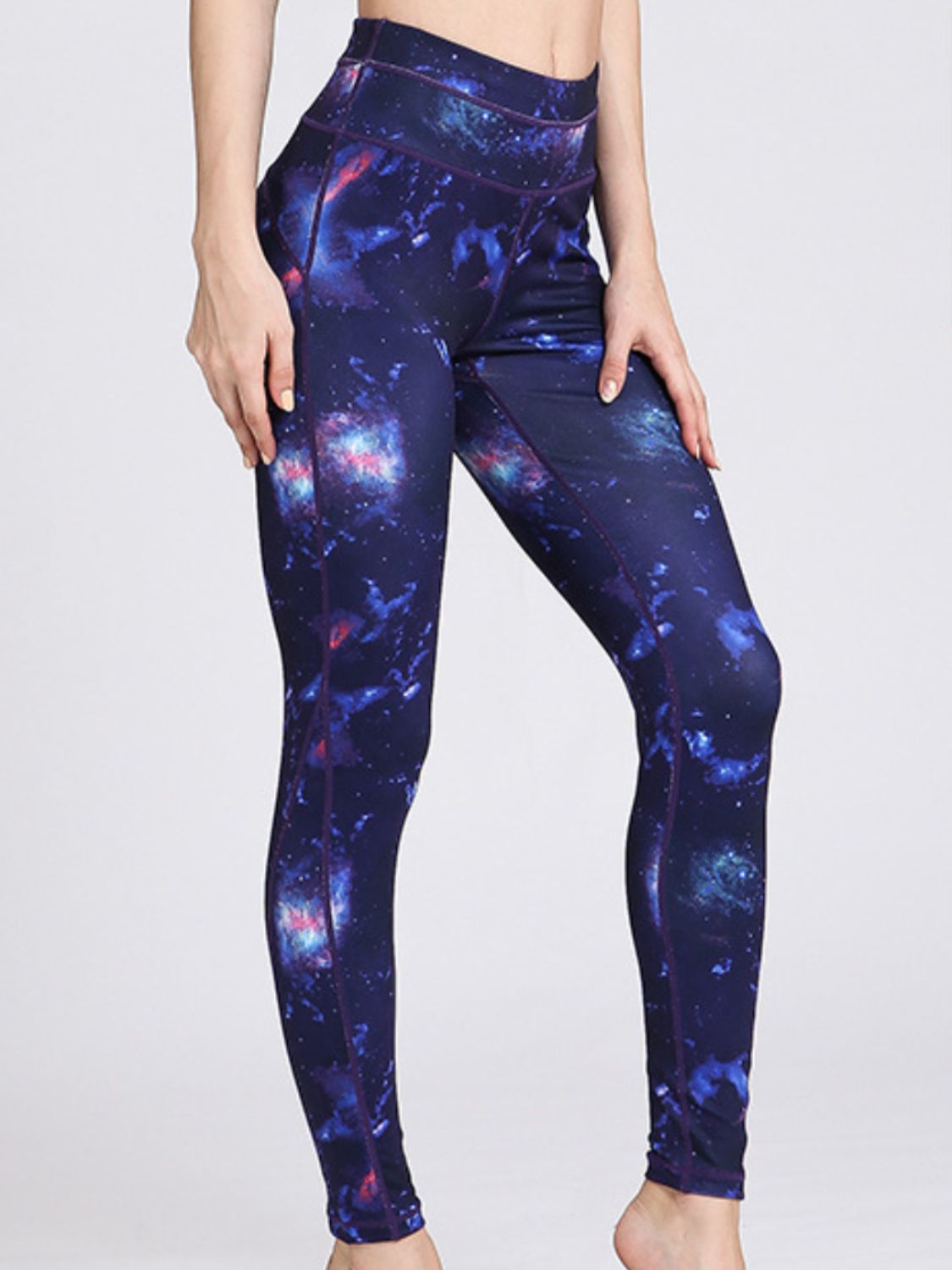 Active Leggings Tie-Dye Printed High Waist Colorful Highly stretchy d1803ea4-51b0-4824-bb98-9ed104750437-Max Trendsi